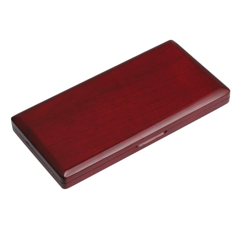 Mxfans Elegant Handmade Wooden Bassoon Reed Box for 9 Reeds Red Wood Color - Image 1